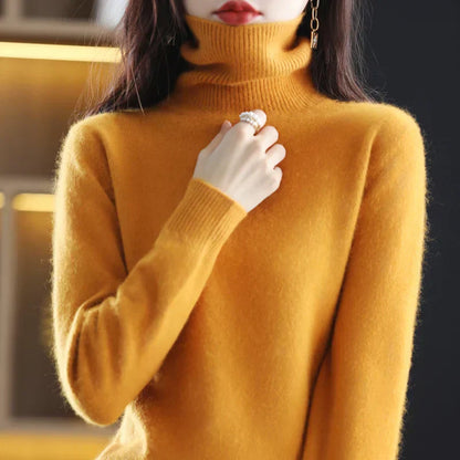 Letizia – Elegante Suéter de Cuello Alto