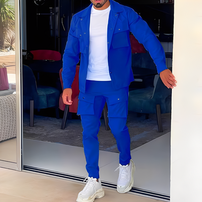 Neville - Elegante Traje Cargo para Hombres