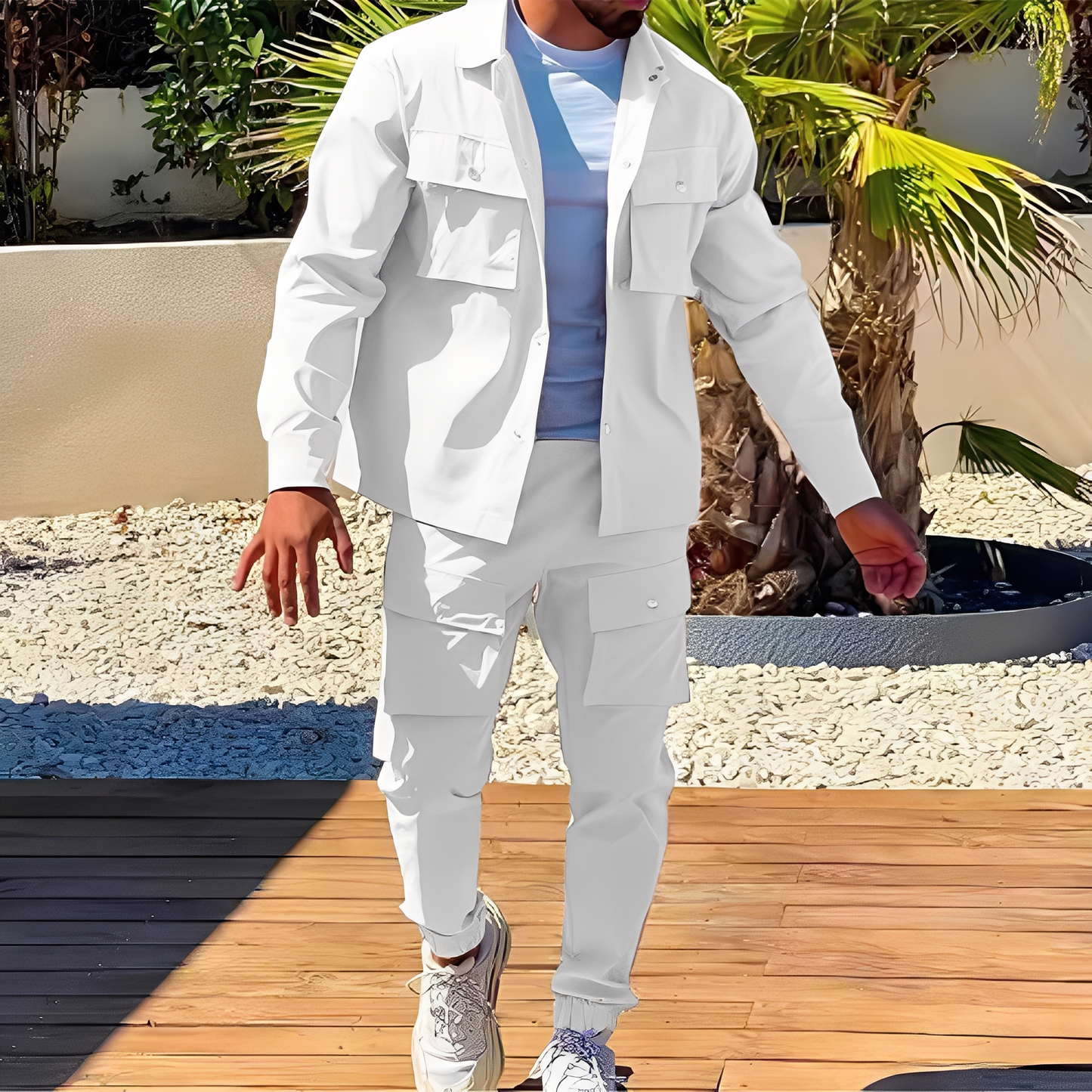Neville - Elegante Traje Cargo para Hombres