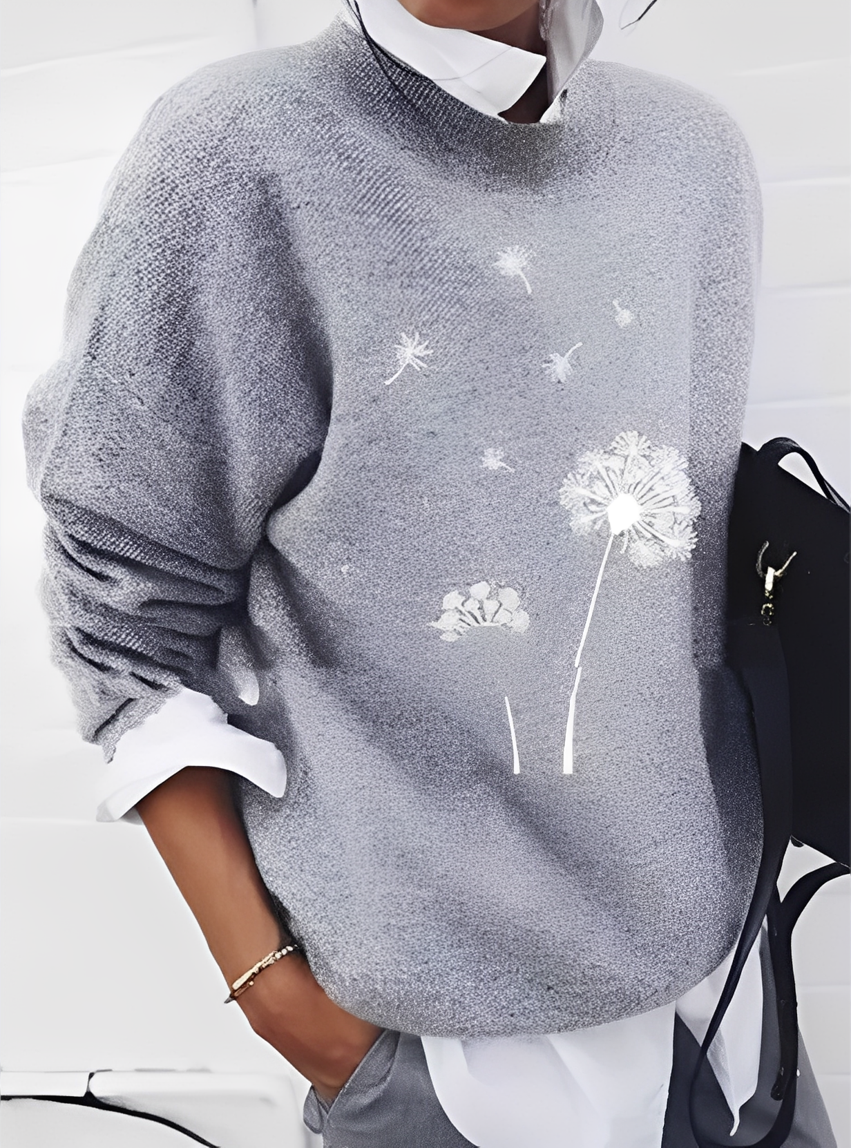 Milly - Suéter holgado elegante con diseño para mujer