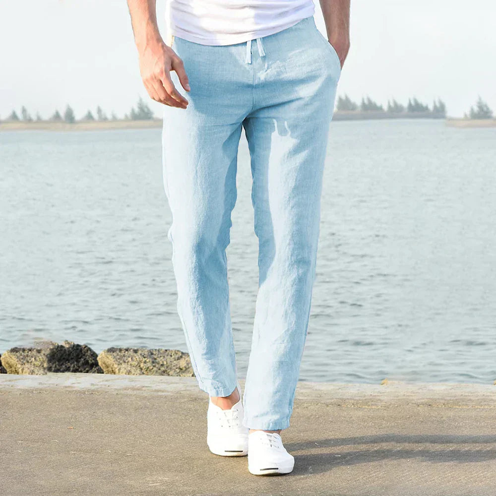 Immanuel – Elegante Pantalón de Lino Hombre
