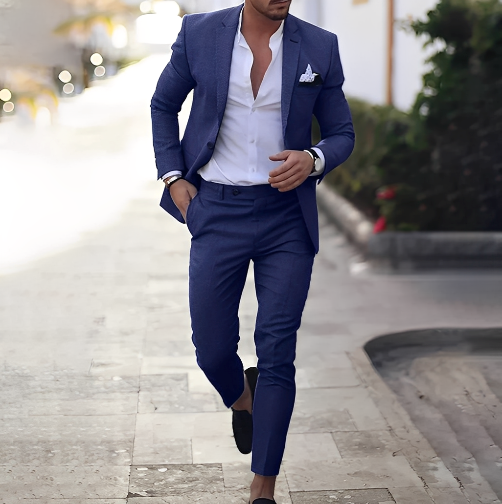 Conjunto – Traje de Hombre de Dos Piezas con Blazer