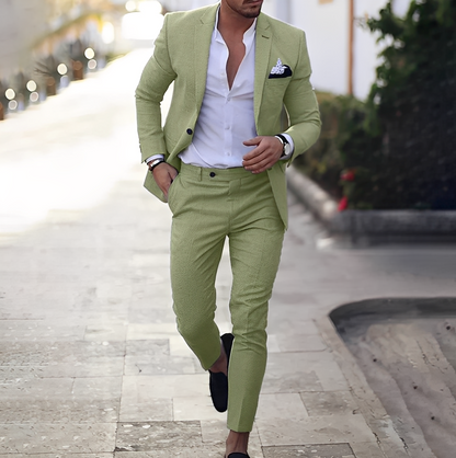 Conjunto – Traje de Hombre de Dos Piezas con Blazer