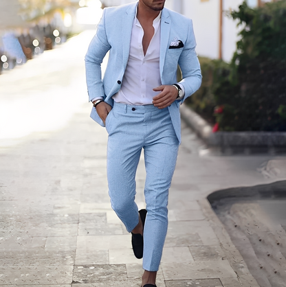 Conjunto – Traje de Hombre de Dos Piezas con Blazer