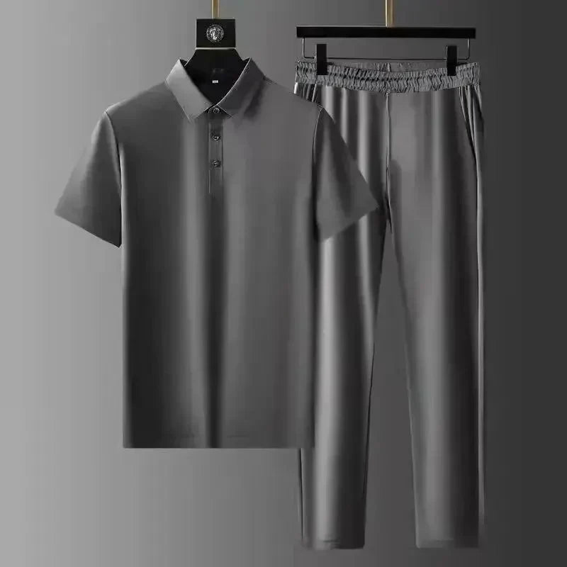 Sandro – Conjunto de Polo de Dos Piezas para Hombres
