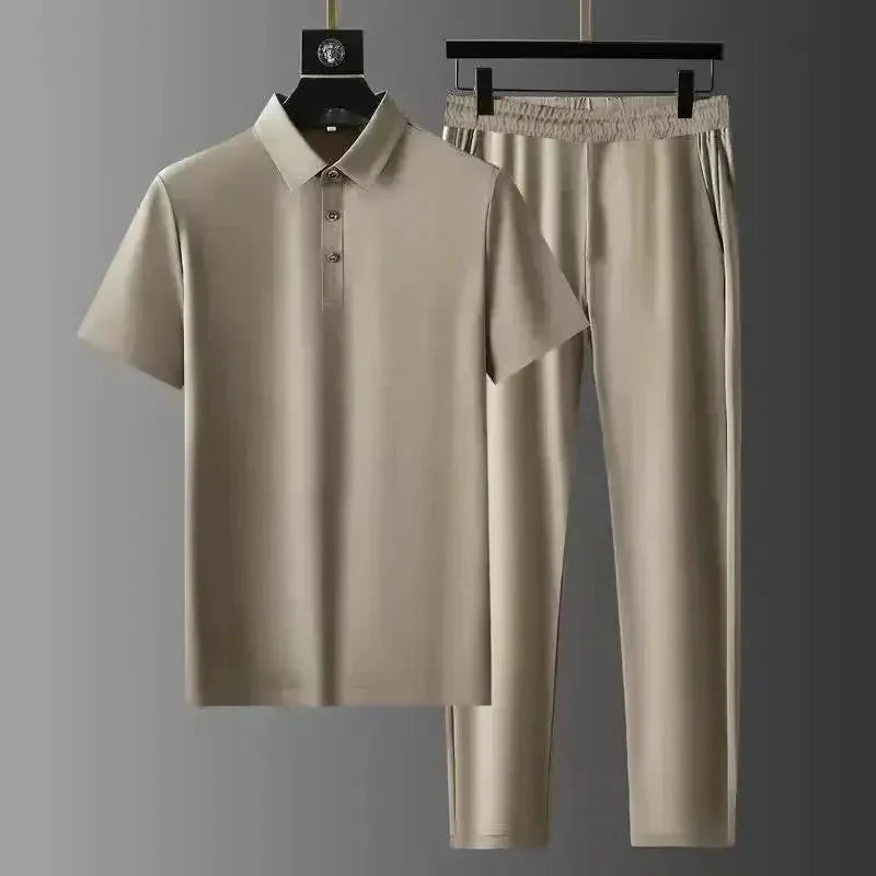 Sandro – Conjunto de Polo de Dos Piezas para Hombres