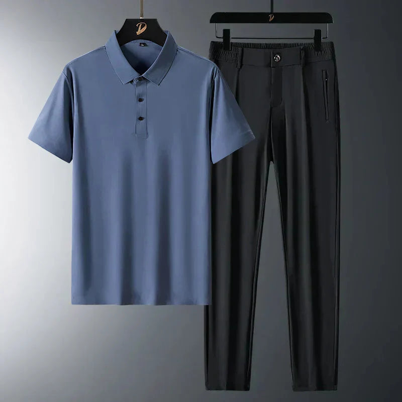 Sandro – Conjunto de Polo de Dos Piezas para Hombres