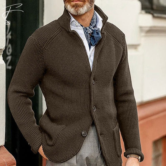George – Cardigan Hombre Estilo Clásico