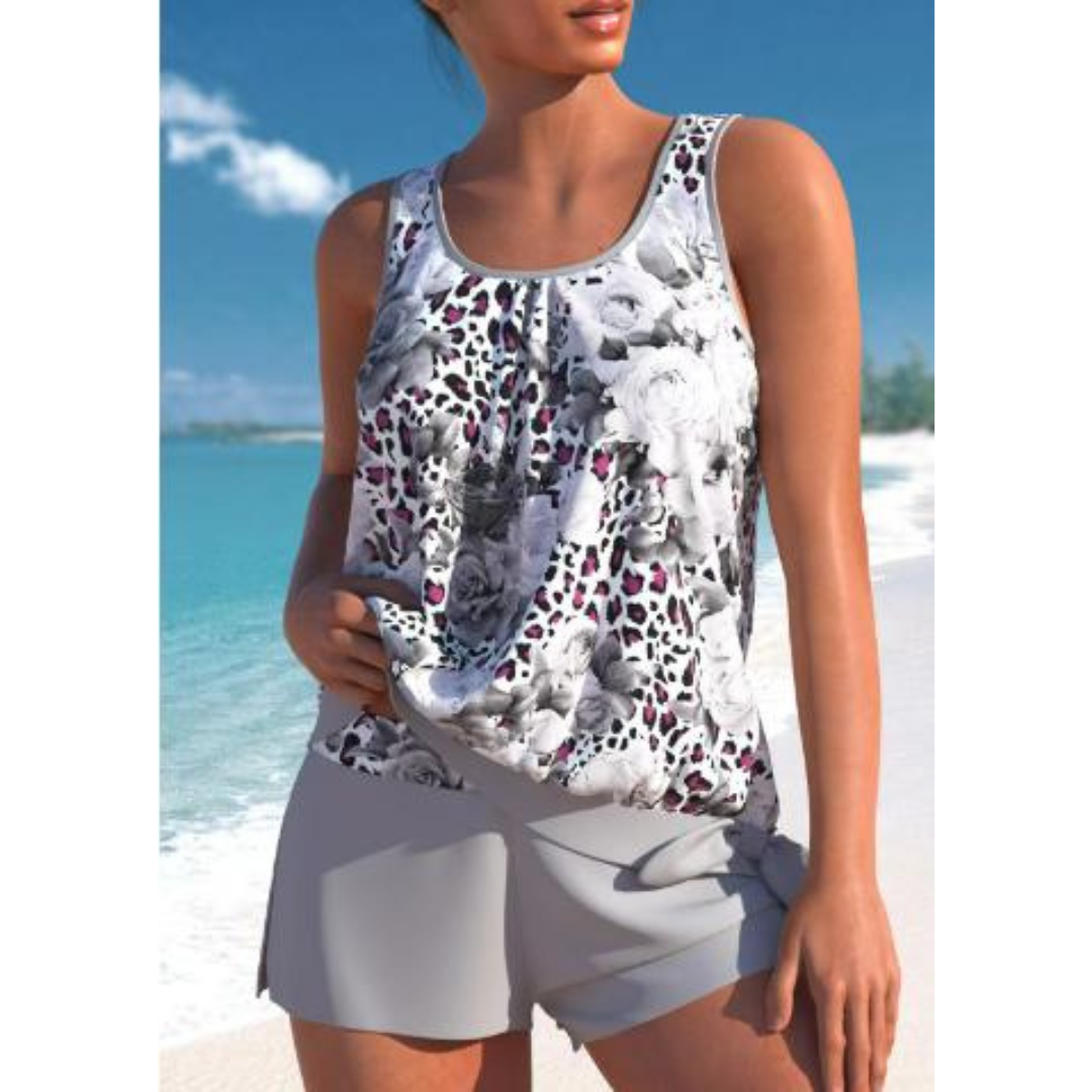 Mira – Conjunto de Tankini de Dos Piezas para el Verano