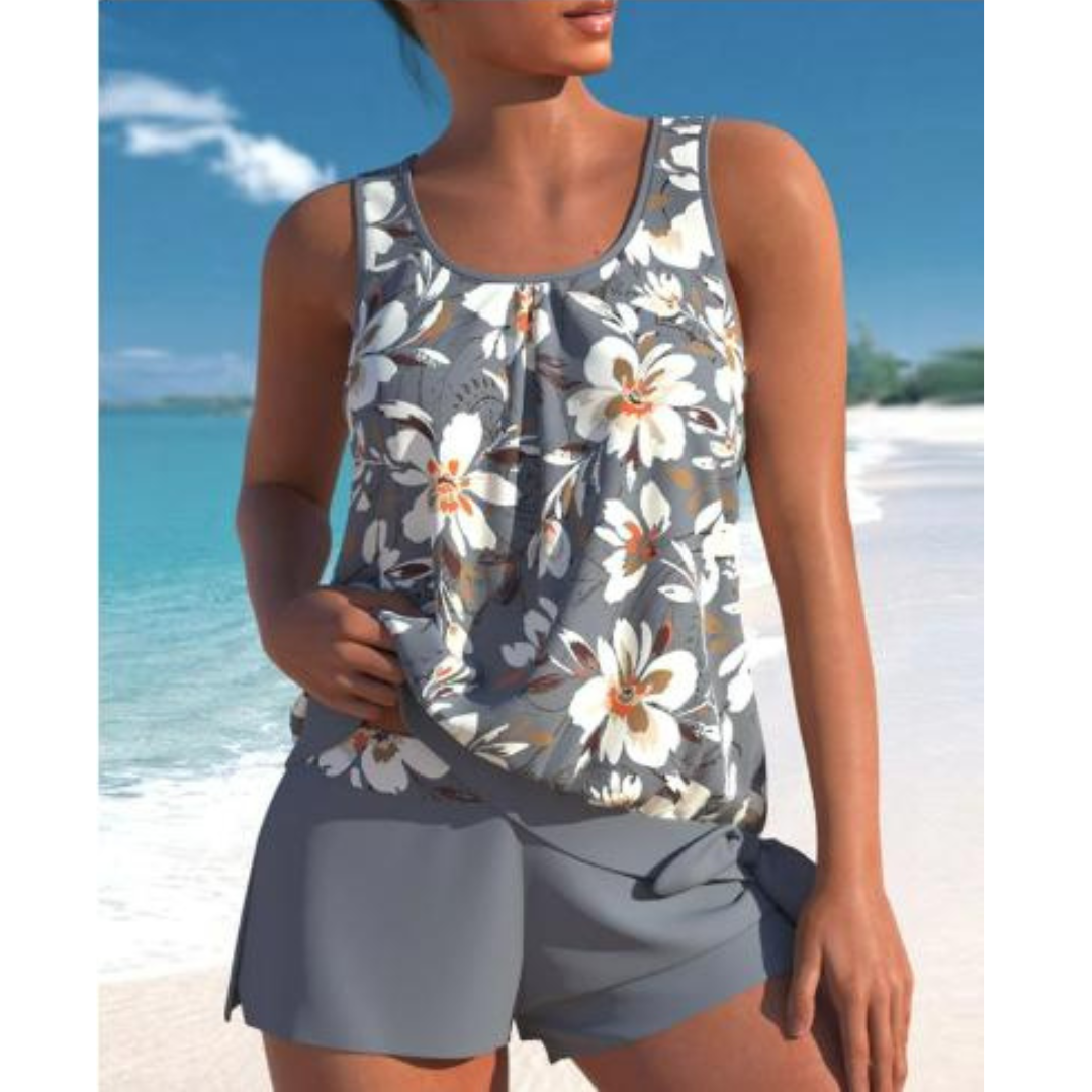 Mira – Conjunto de Tankini de Dos Piezas para el Verano