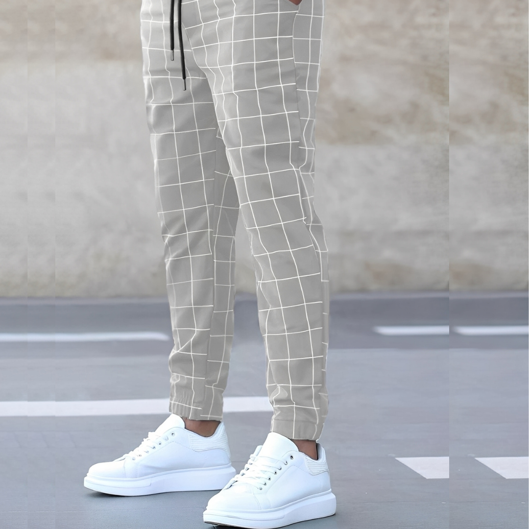 Geoffroy - Pantalón de hombre cómodo con cordón