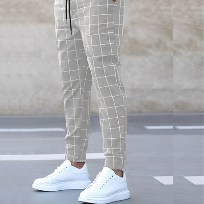 Geoffroy - Pantalón de hombre cómodo con cordón