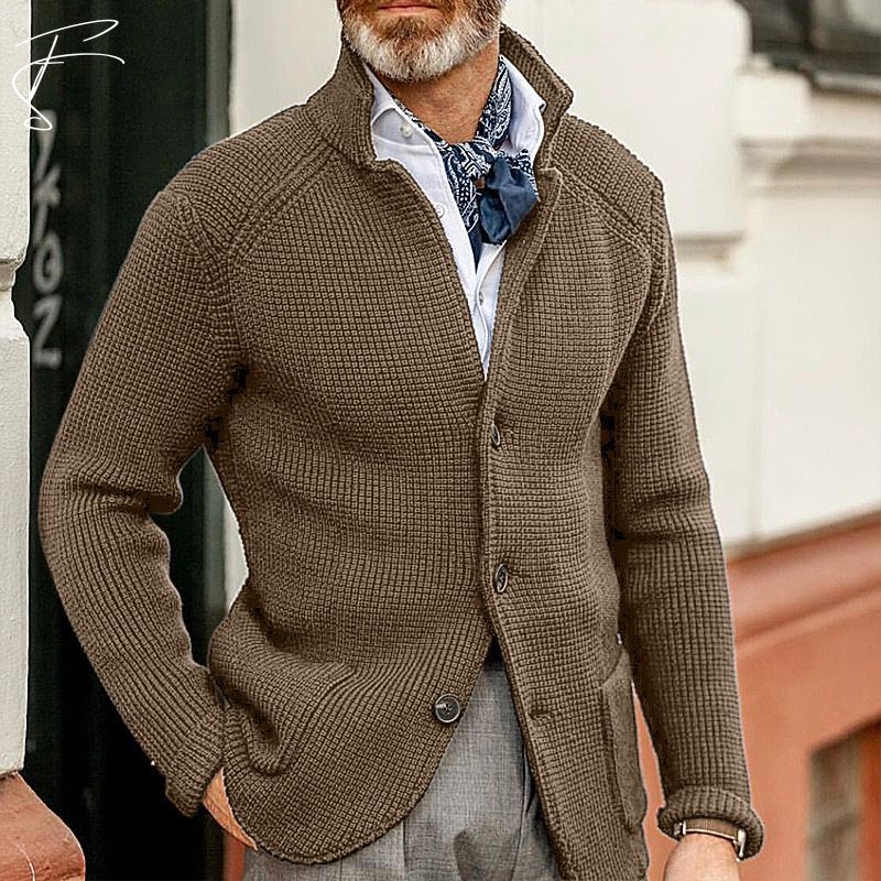 George – Cardigan Hombre Estilo Clásico