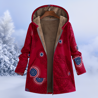 FluffCoat – Chaqueta de Invierno con Estampado