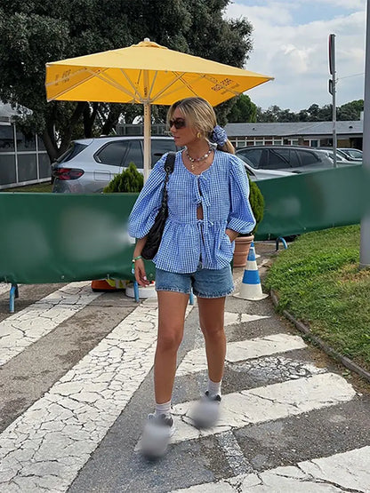 Marta – Blusa a Rayas