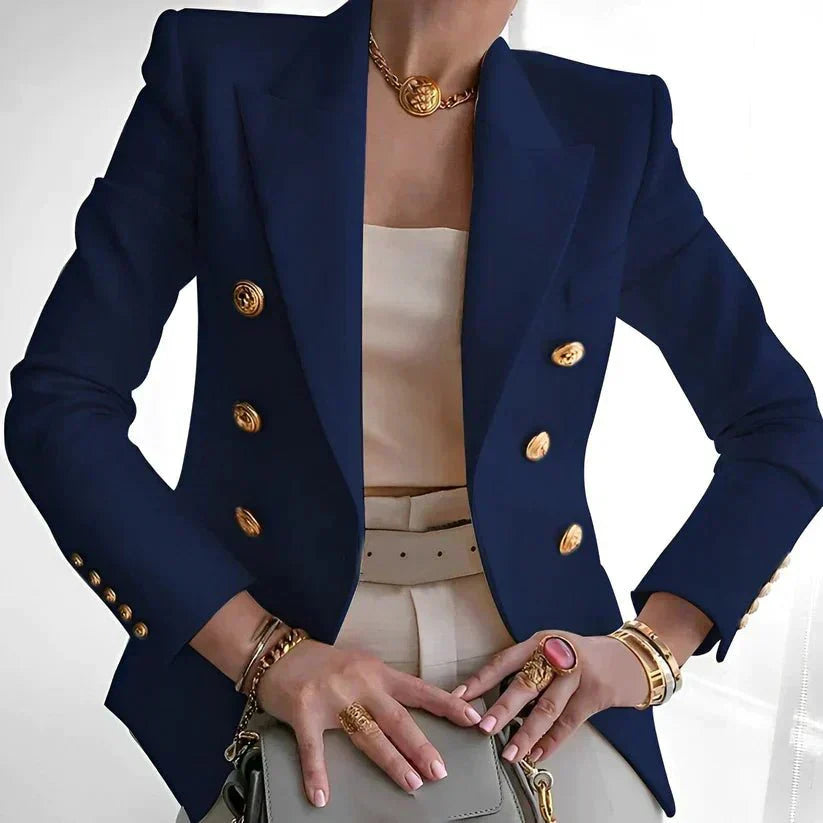 Clara – Blazer con Doble Botonadura