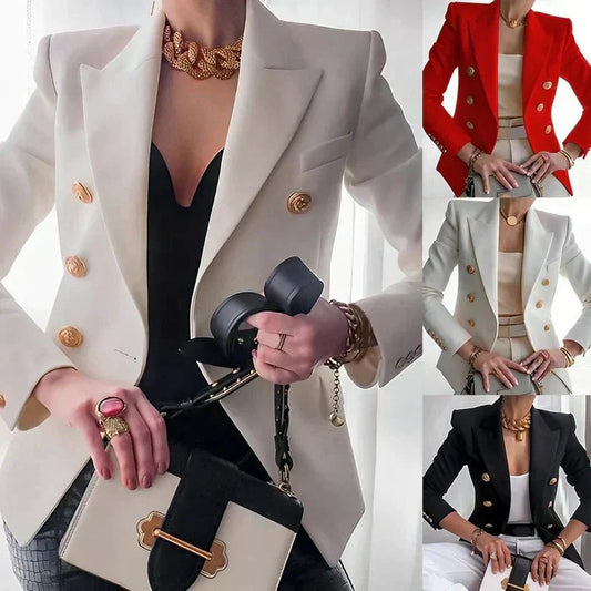 Clara – Blazer con Doble Botonadura