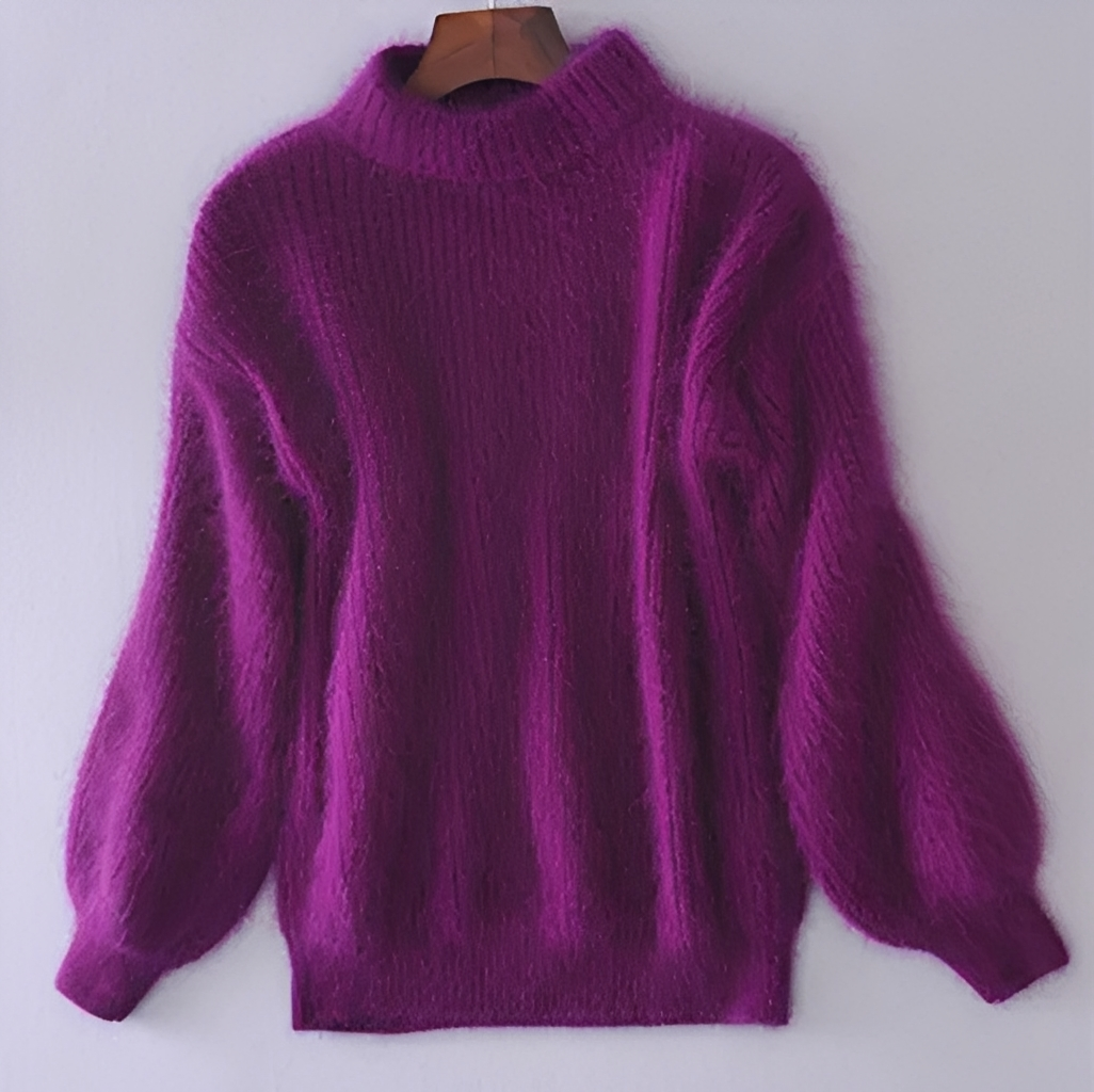 Brenda – Suéter clásico estilo angora