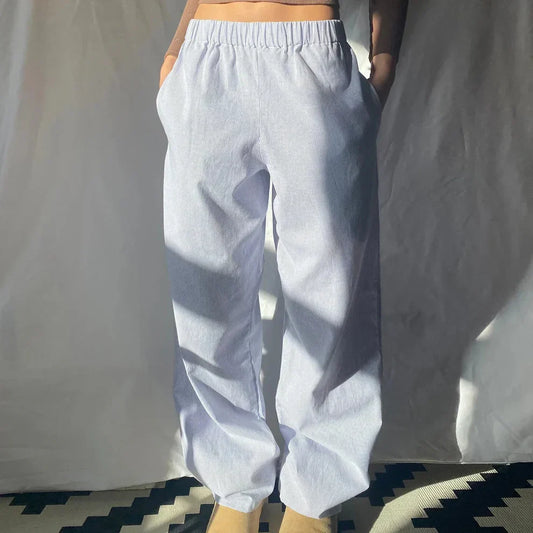 Elis – Pantalones Mujer Pierna Ancha a Cintura Alta