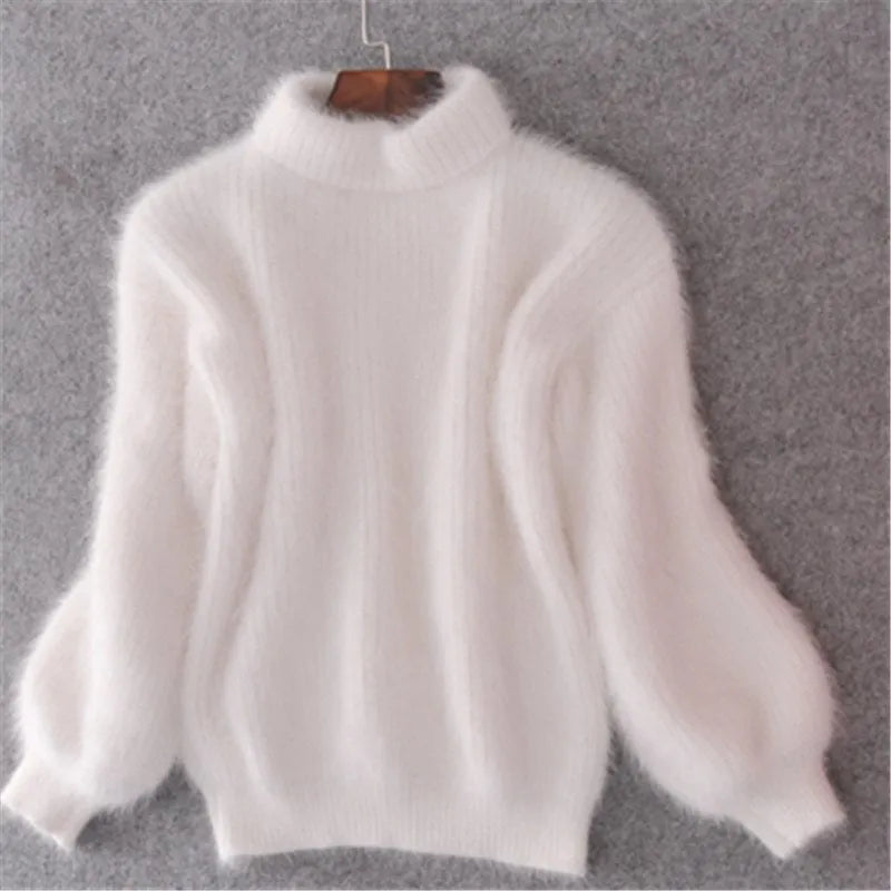 Brenda – Suéter clásico estilo angora