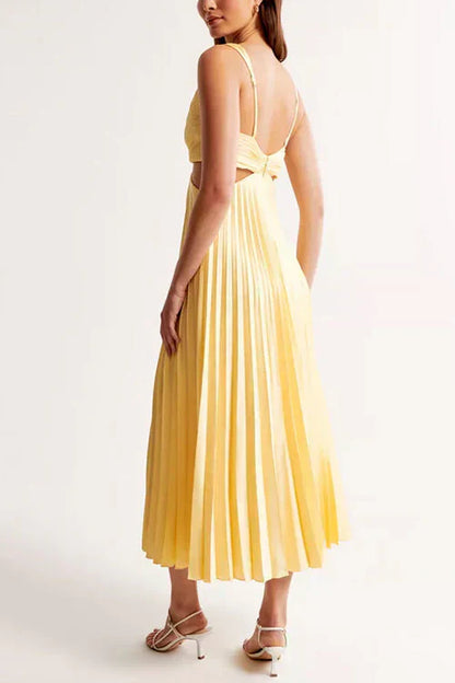 Noemi – Elegante Vestido de Noche Plisado para Mujeres