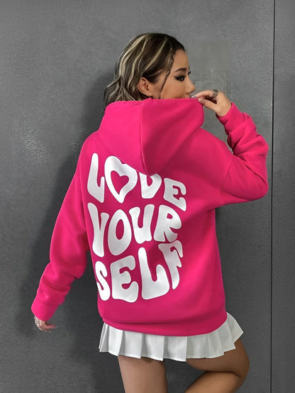 Daria – Hoodie de Algodón Impreso