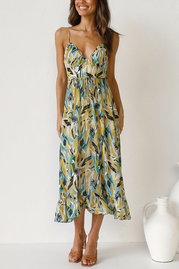 Caridad – Vestido Midi de Colores