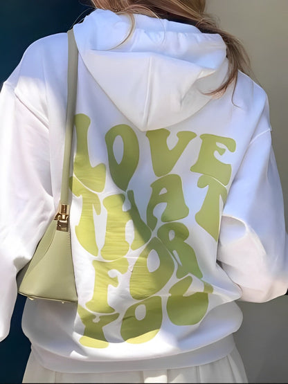 Daria – Hoodie de Algodón Impreso