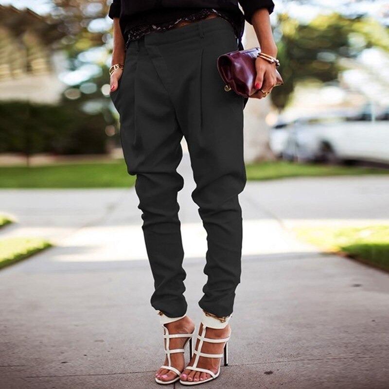 Piper – Pantalones elegantes con tiro alto