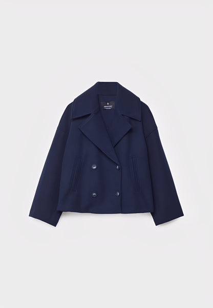 Claire – Elegante Chaqueta Corta con Doble Botonadura