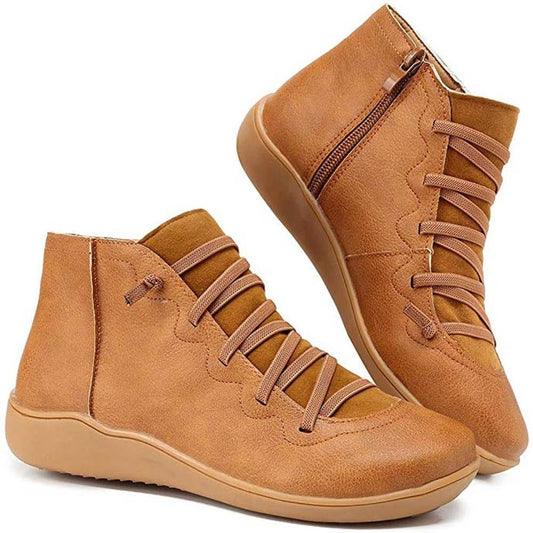 Afra – Botas con cordones de estilo vintage