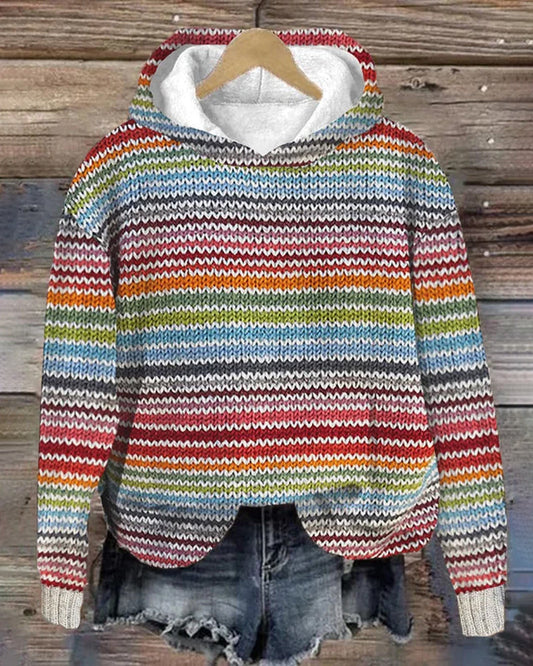 Maacah – Sudadera con capucha con mangas coloridas