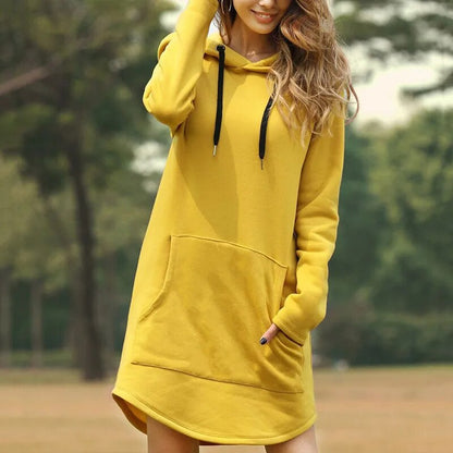 Juris – Vestido Sudadera Largo con Capucha