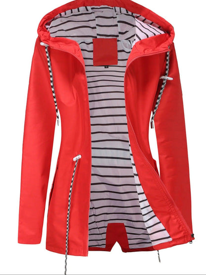 Nathalie – Chaqueta Larga a Prueba de Agua