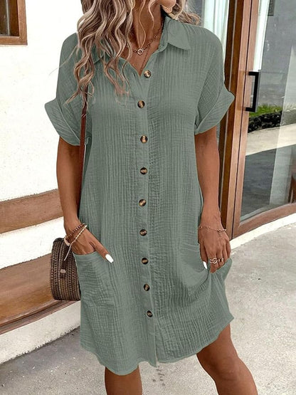 Clara – Vestido Camisa de Mujer