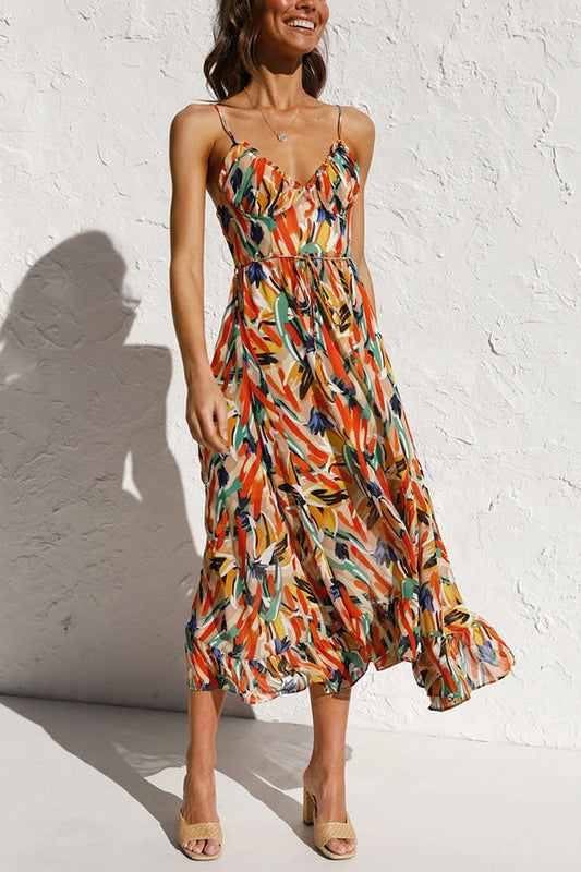 Caridad – Vestido Midi de Colores
