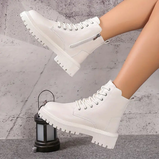 Keelin – Botas de Plataforma con Peluche
