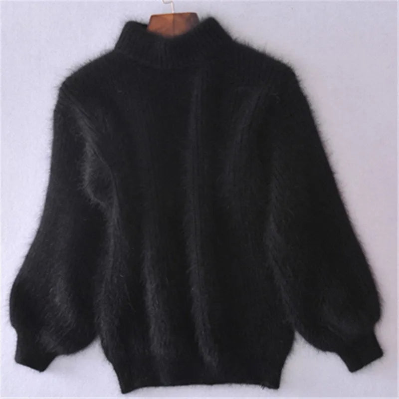 Brenda – Suéter clásico estilo angora