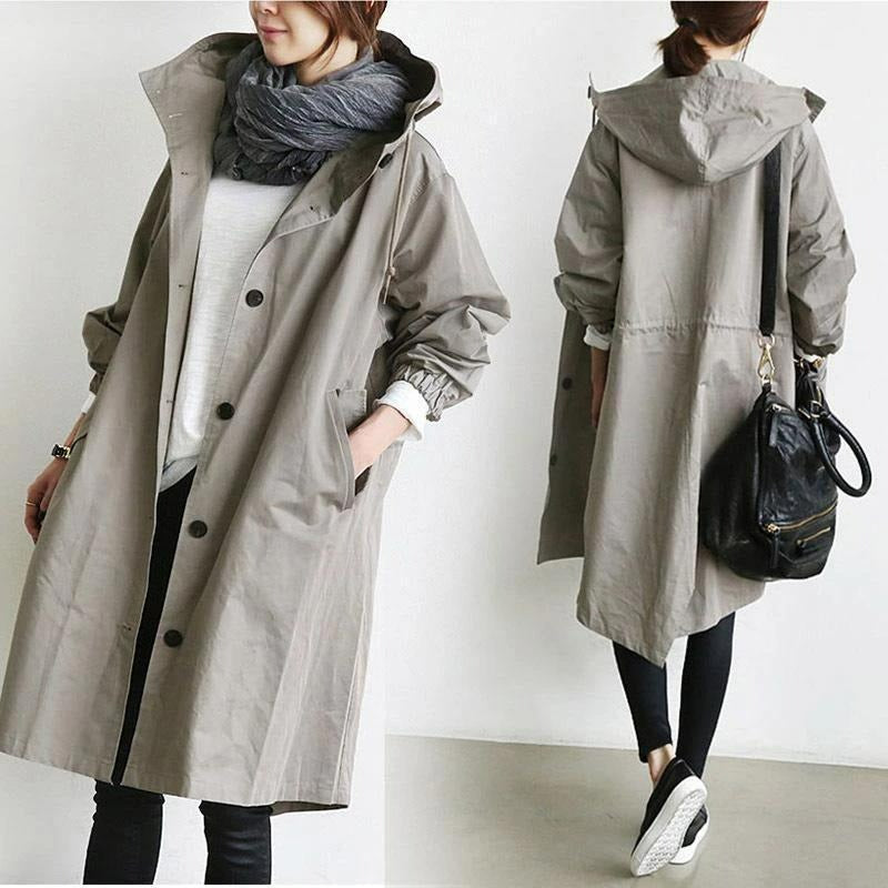 Maren – Trenchcoat Mujer Ligero Impermeable