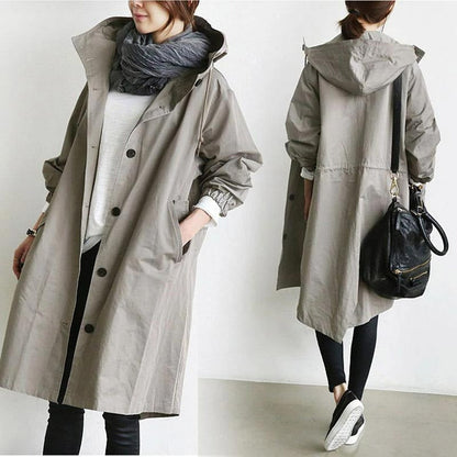 Maren – Trenchcoat Mujer Ligero Impermeable