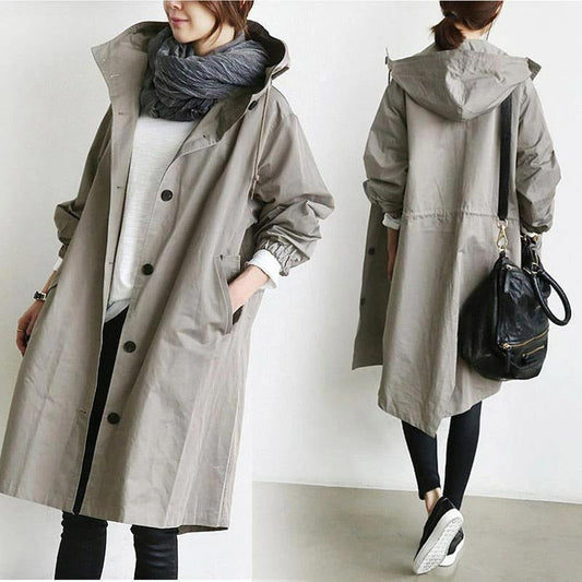 Maren – Trenchcoat Mujer Ligero Impermeable