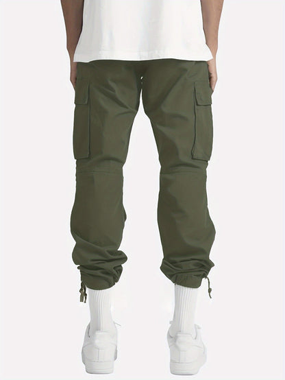 Magnus – Pantalones cargo anchos con bolsillos para hombres