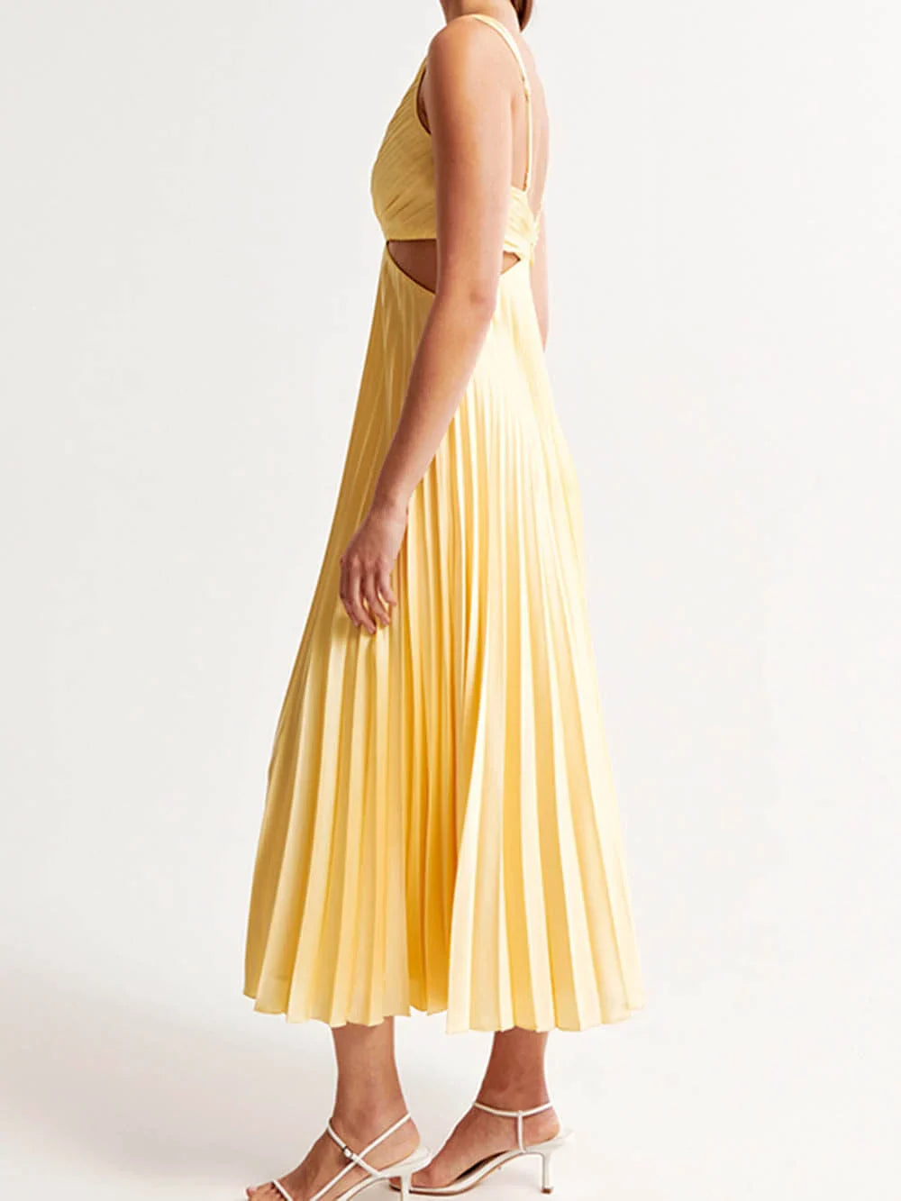Noemi – Elegante Vestido de Noche Plisado para Mujeres