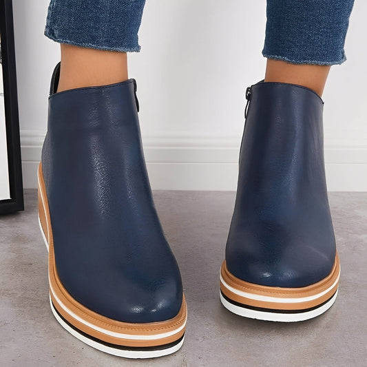 Sorrel - Botines de cuero con cierre para mujer