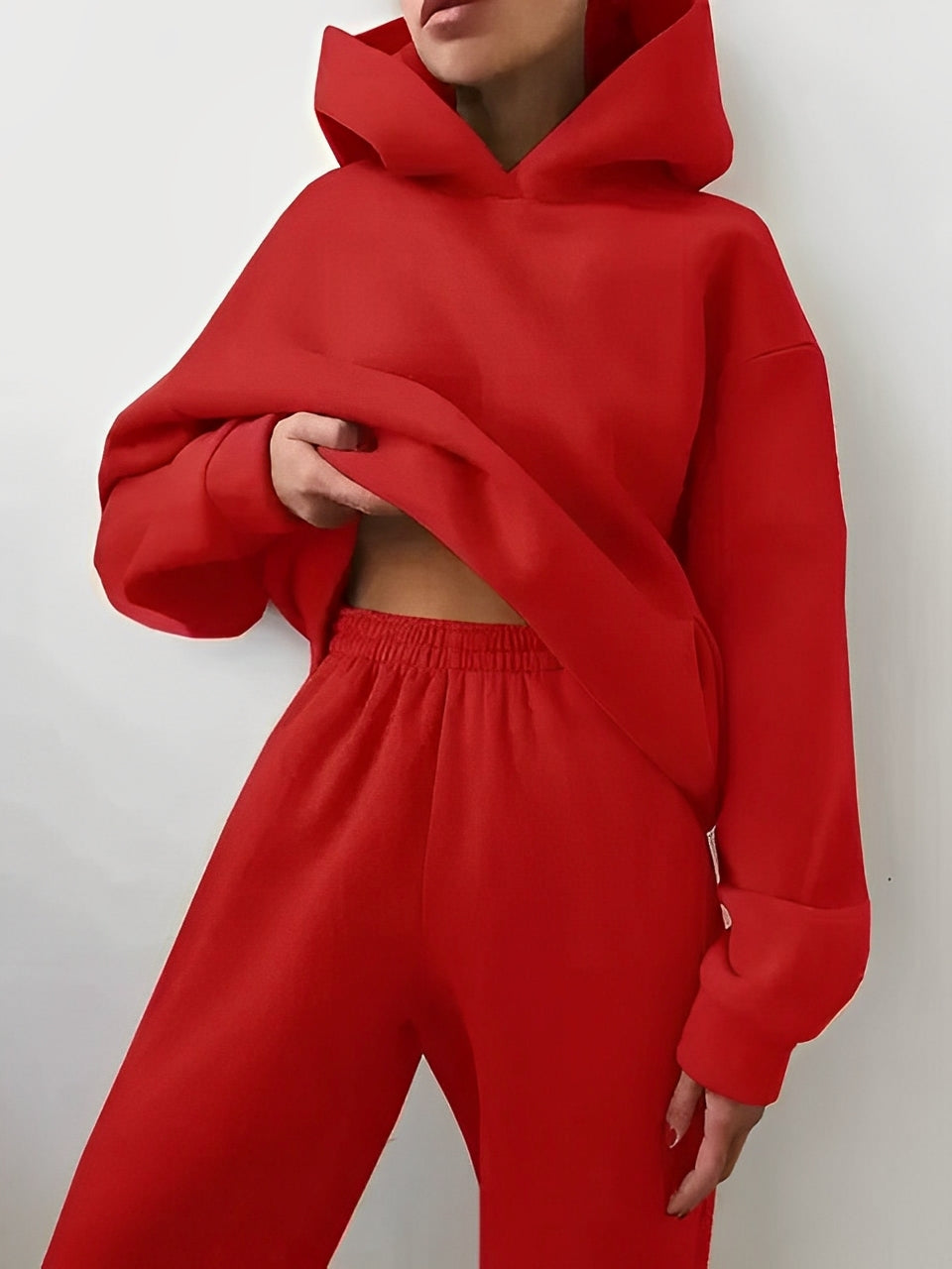 Nora – Mujer Conjunto de Sudadera con Capucha y Pantalones de Chándal