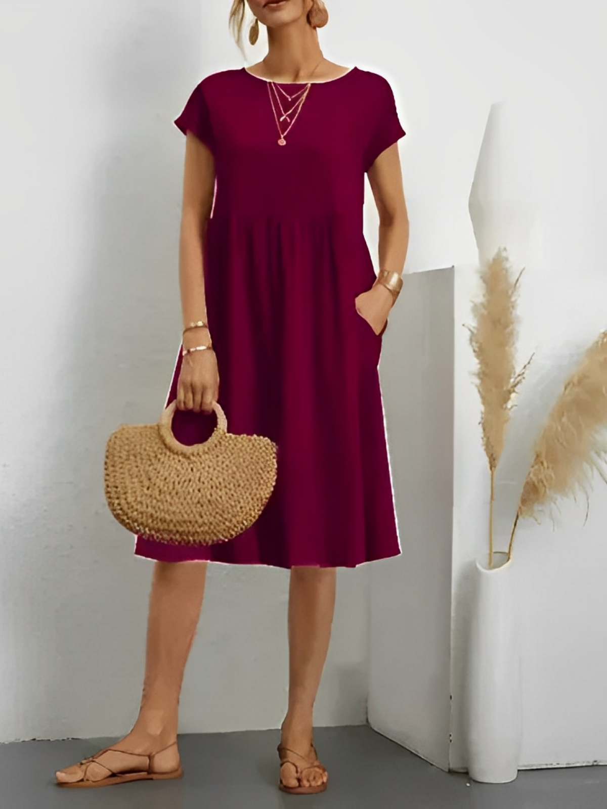Amira – Elegante Vestido de Verano con Mangas