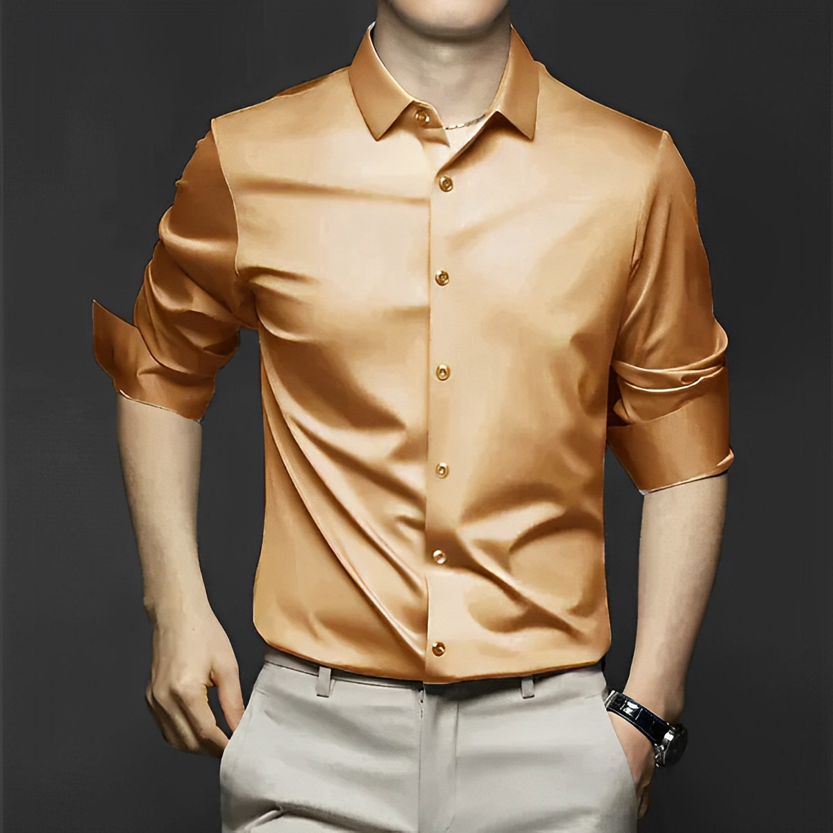Ryan – Camisa sin arrugas con estilo para hombres