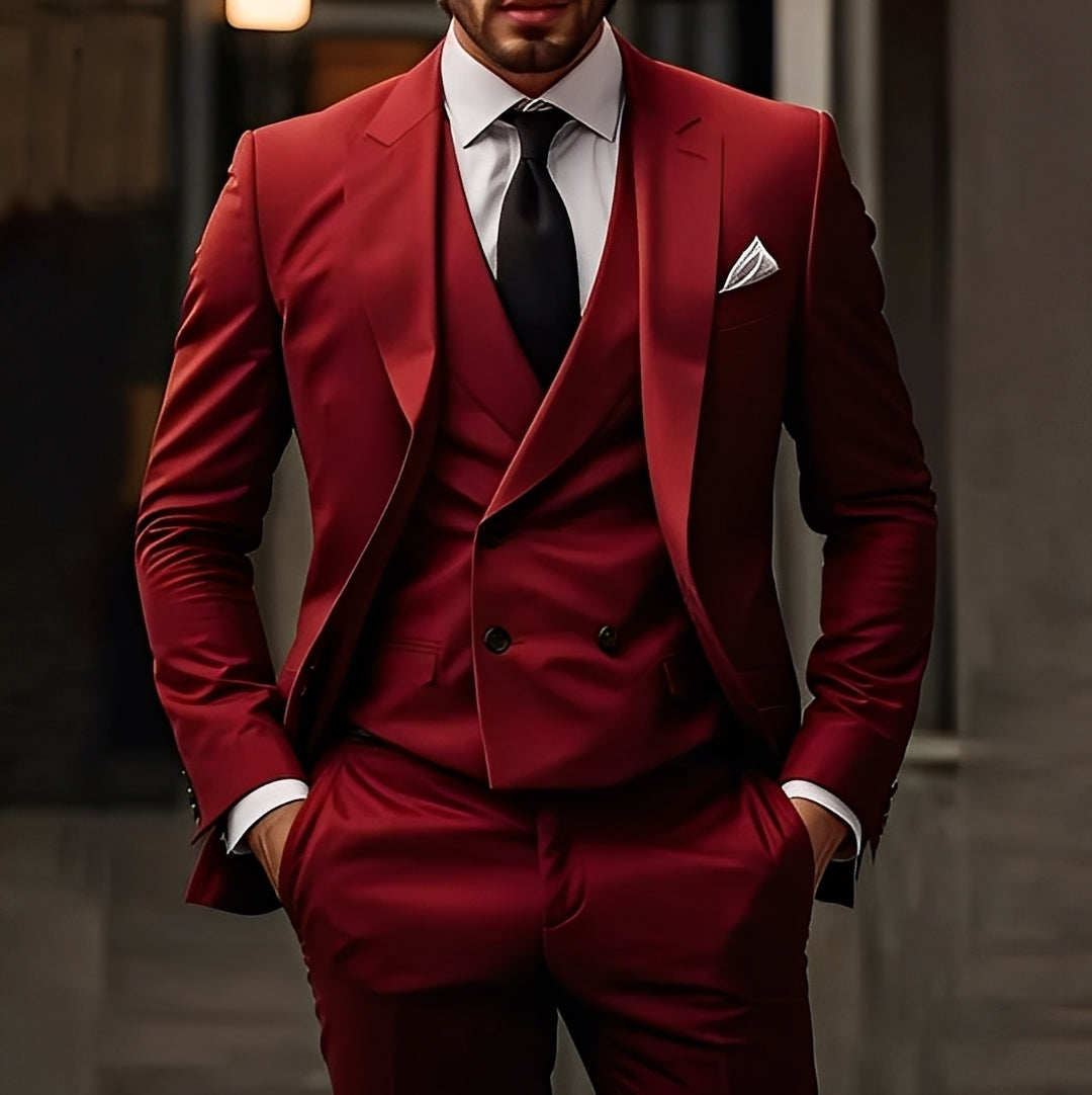 Darrel - Traje formal holgado para caballeros