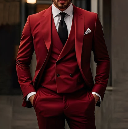 Darrel - Traje formal holgado para caballeros