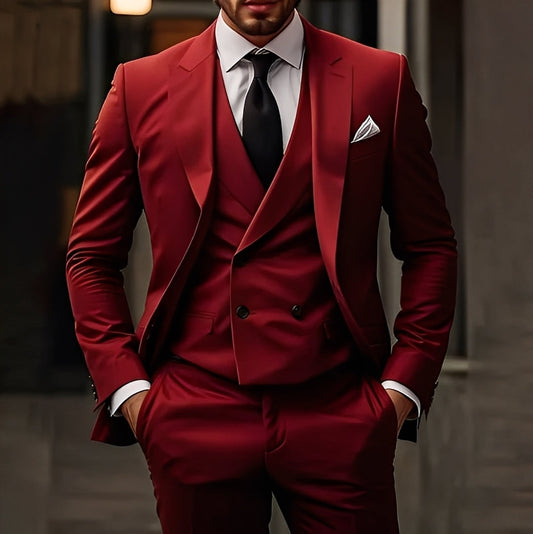 Darrel - Traje formal holgado para caballeros